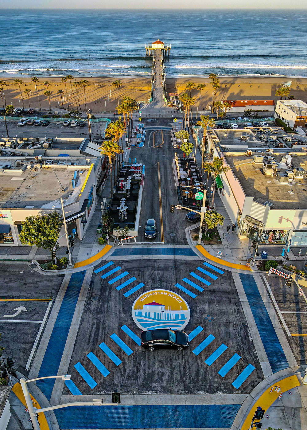 Manhattan Beach crosswalk