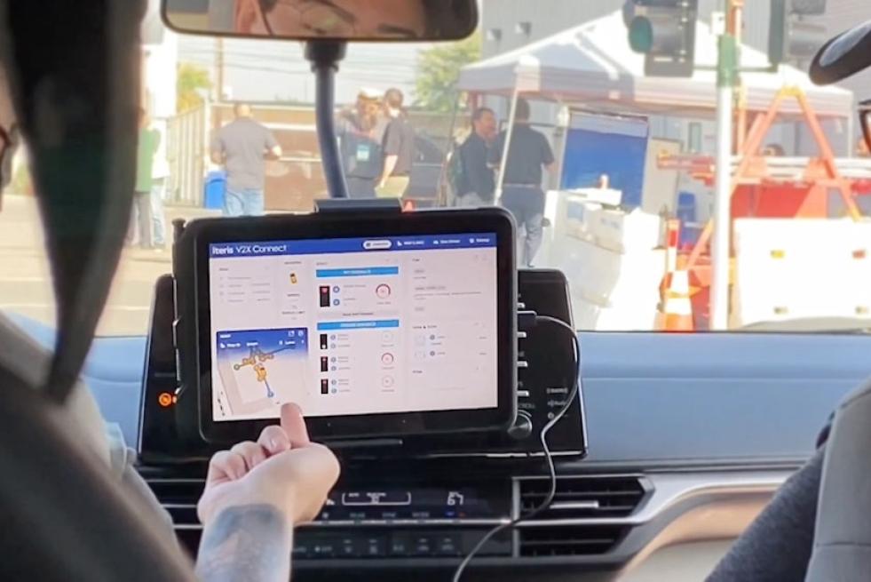 Agencies outfitting fleet vehicles with after-market on-board units and simple tablet software developed by Iteris to deliver alerts.